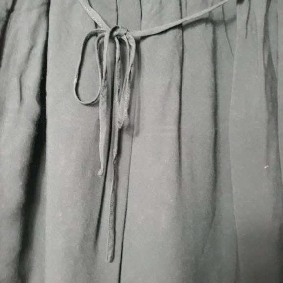 Flying Tomato Blouse Tunic mini Dress black embroidered cross stitch Size M - Picture 7 of 9